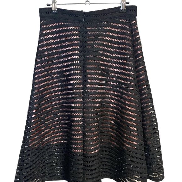 Le Chateau - Long Fit & Flare Blk/pink Underlay - 4 - Picture 2 of 8